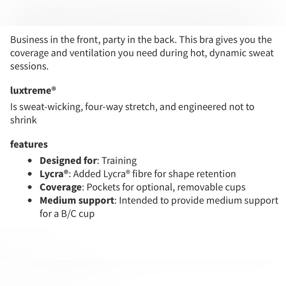 Lululemon Ignite Bra Grey High Neck Sports Bra - Picture 6 of 8